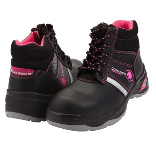 Foto 5 | Foto 5 | Botas De Trabajo Para Mujer Comando Modelo 207 Ergonomicas Industriales De Piel Con Casco De Seguridad