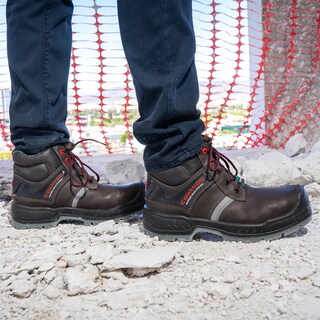 Foto 2 | Foto 2 | Botas De Trabajo Comando Modelo 706 Ergonomicas Industriales De Piel Con Casco De Seguridad