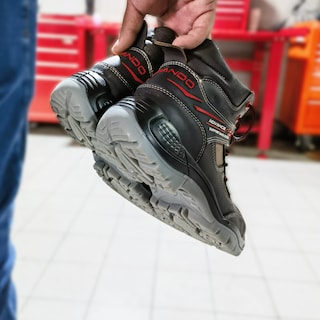 Foto 6 | Foto 6 | Botas De Trabajo Comando Modelo 1420 Ergonomicas Industriales De Piel Con Casco De Seguridad