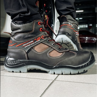 Foto 5 | Foto 5 | Botas De Trabajo Comando Modelo 1420 Ergonomicas Industriales De Piel Con Casco De Seguridad