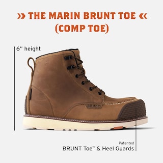 Foto 2 | Foto 2 | Bota De Trabajo Brunt Marin Brunt Con Punta Ajustada Talla 14 Marrón Hombre - Venta Internacional.