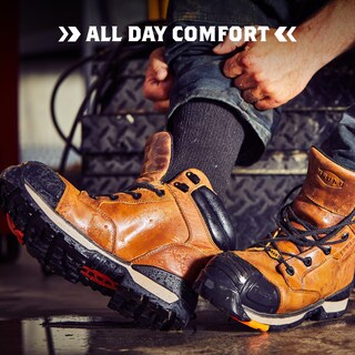 Foto 4 | Foto 4 | Bota De Trabajo Brunt Perkins Comp Toe Impermeables Para Hombre Marrón 10us - Venta Internacional.