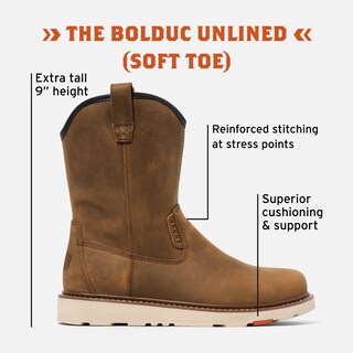 Foto 2 | Foto 2 | Bota De Trabajo Brunt Bolduc Sin Forro Punta Suave Marrón Talla 12 Para Hombre - Venta Internacional.