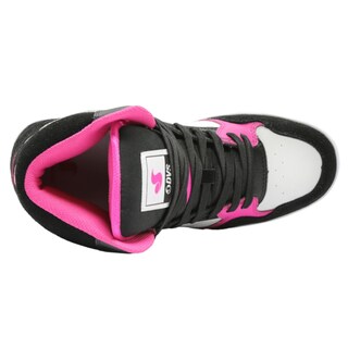 Foto 5 | Foto 5 | Tenis para Skateboarding DVS Honcho 004 Black White Pink