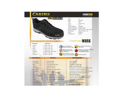 Foto 6 | Foto 6 | Tenis Industrial Choclo Casco Dieléctrico Caribu 325 Negro Gris