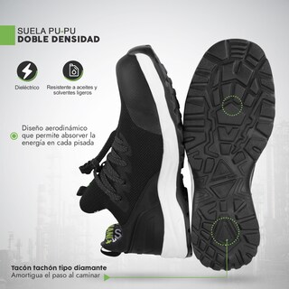 Foto 5 | Foto 5 | Tenis De Seguridad Comando Modelo 1913 Ergonomicos Con Casco De Seguridad