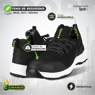 Foto 6 | Foto 6 | Tenis De Seguridad Comando Modelo 1913 Ergonomicos Con Casco De Seguridad