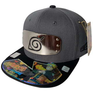 Foto 1 | Foto 1 | Gorra Naruto Bandana Cromada Hidden Village Leaf color Gris 57 CM