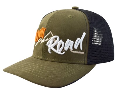 Foto 3 | Foto 3 | Gorra con Malla y Ajustador Snapback de Plástico, Follow Your Road color Verde/Negro