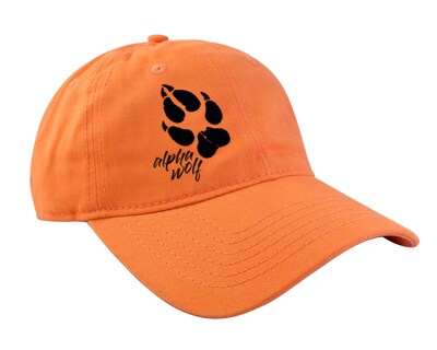 Foto 1 | Foto 1 | Gorra Sandwich con Cintillo de Ajuste y Hebilla, Alpha Wolf, color Anaranjado