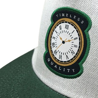 Foto 5 | Foto 5 | Gorra Snapback Sarosa Clk15 Verde Reloj Bordado