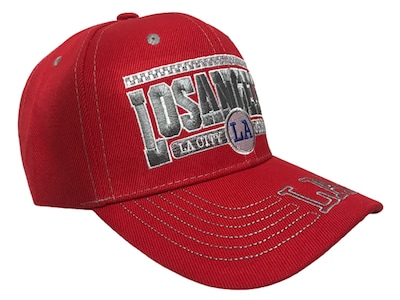 Foto 3 | Foto 3 | Gorra Bordada Económica Los Ángeles Genérica color Rojo