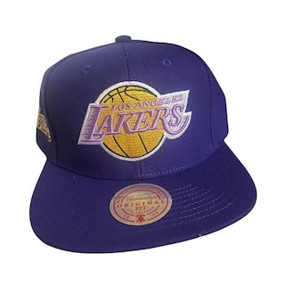 Foto 1 | Foto 1 | Gorra Mitchell & Ness Lakers Side Core 2.0 Purpura Basquetbol Nba Púrpura