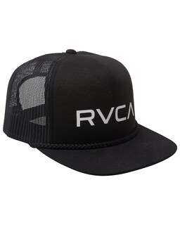 Foto 2 | Foto 2 | Venta Internacional - Gorra RVCA Negra Staple Foamy Trucker para Hombre
