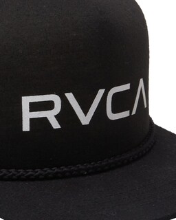Foto 3 | Foto 3 | Venta Internacional - Gorra RVCA Negra Staple Foamy Trucker para Hombre