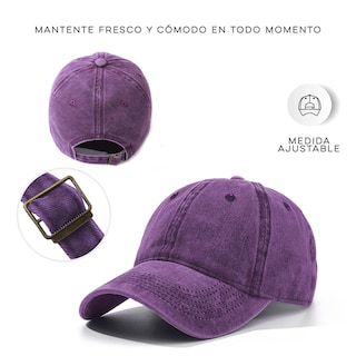 Foto 5 | Foto 5 | Gorra Vintage Vedicci Deslavada Morada