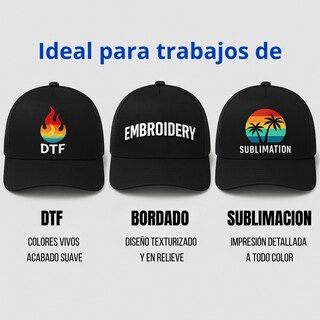 Foto 7 | Foto 7 | Gorra Trucker Lisa Mayoreo 5 Piezas Negro