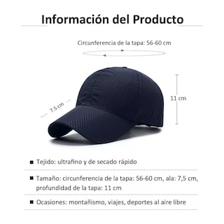 Foto 4 | Foto 4 | Gorra Deportiva Transpirable Eo Safe Imports Esi-17341 Negra