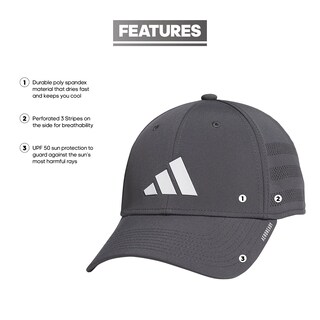 Foto 2 | Foto 2 | Gorra Adidas Gameday Structured Stretch Fit Para Hombre, Color Gris - Venta Internacional.