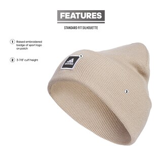 Foto 2 | Foto 2 | Gorro Adidas Wonder Beige/negro/blanco En Acrílico Para Hombre - Venta Internacional.