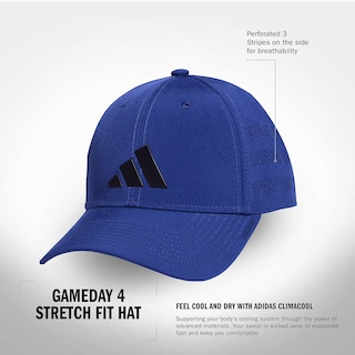 Foto 2 | Foto 2 | Gorra Adidas Gameday Structured Stretch Fit Para Hombre, Azul - Venta Internacional.