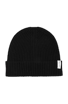 Gorro Calvin Klein Stitch Wave Fisherman Con Forma De Canalé, Color Negro - Venta Internacional.