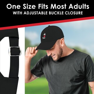 Foto 4 | Foto 4 | Dad Hat Concept One Disney Mickey Mouse Bordado En Negro - Venta Internacional.