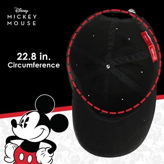 Foto 5 | Foto 5 | Dad Hat Concept One Disney Mickey Mouse Bordado En Negro - Venta Internacional.