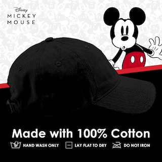 Foto 6 | Foto 6 | Dad Hat Concept One Disney Mickey Mouse Bordado En Negro - Venta Internacional.