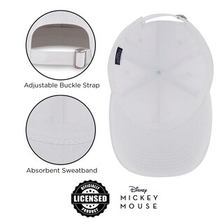 Foto 7 | Foto 7 | Gorra De Béisbol Disney Mickey Mouse Para Hombre, Color Blanco - Venta Internacional.