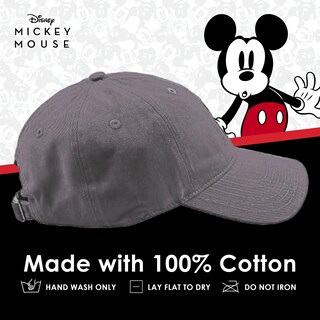 Foto 6 | Foto 6 | Dad Hat Concept One Disney Mickey Mouse Bordado En Gris - Venta Internacional.