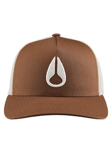 Foto 3 | Foto 3 | Gorra De Camionero Nixon Iconed Marrón/blanquecino Para Unisex - Venta Internacional.