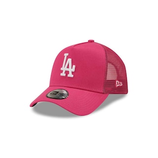 Foto 1 | Foto 1 | New Era Gorra Los Angeles Dodgers Tonal Mesh Mlb 9forty A-frame Trucker Ajustable Unisex Color Rosa