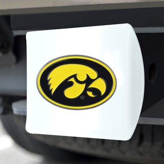 Foto 5 | Foto 5 | Funda De Enganche Fanmats De La Universidad De Iowa, Blanca Con Logotipo Cromado - Venta Internacional.