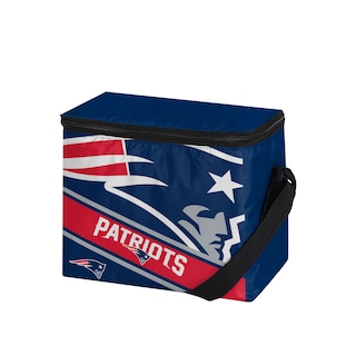 Foto 2 | Foto 2 | Cooler Foco New England Patriots Con Logotipo Grande Y Rayas, Paquete De 6 - Venta Internacional.