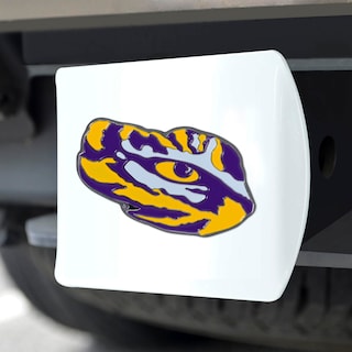 Foto 5 | Foto 5 | Funda De Enganche Fanmats De La Universidad Estatal De Luisiana, Color Blanco - Venta Internacional.