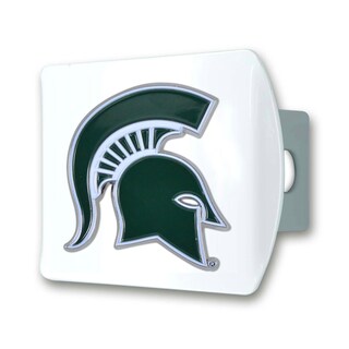 Foto 1 | Foto 1 | Funda De Enganche Fanmats De La Universidad Estatal De Michigan, Blanca Con Logotipo - Venta Internacional.