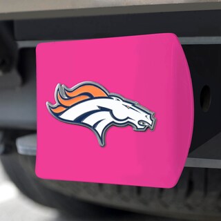 Foto 2 | Foto 2 | Funda De Enganche Fanmats 43373 Nfl Denver Broncos De Metal Rosa - Venta Internacional.