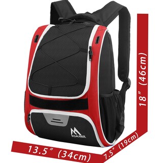 Foto 2 | Foto 2 | Bolsa De Béisbol Hemihair, Mochila De Béisbol Para Jóvenes Y Adultos - Venta Internacional.