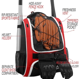 Foto 3 | Foto 3 | Bolsa De Béisbol Hemihair, Mochila De Béisbol Para Jóvenes Y Adultos - Venta Internacional.