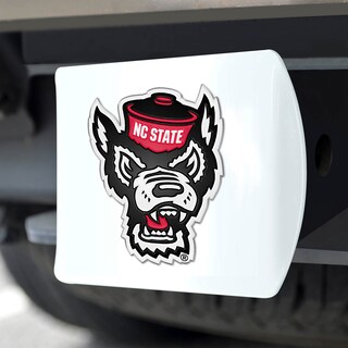 Foto 5 | Foto 5 | Funda De Enganche Fanmats, Universidad Estatal De Carolina Del Norte, Blanca - Venta Internacional.