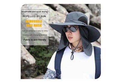 Foto 3 | Foto 3 | Exclusiva Gorra Xtellar De Protección Solar Para Cuello Y Cara Con Manga Y Gafas Integradas