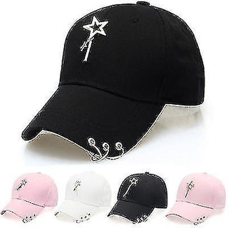 Foto 2 | Foto 2 | Gorra De Béisbol Huoguo Gorra De Moda Coreana De Algodón Blanco - Venta Internacional.