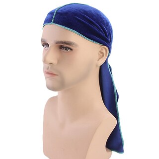 Foto 2 | Foto 2 | Gorro Huoguo  Turbante Unisex  Con Cola Larga  Pirata  Hip Hop  Terciopelo Durag - Venta Internacional.
