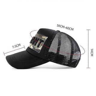 Foto 4 | Foto 4 | Gorra Huoguo De Béisbol Con Forma De Red Antideslizante Con Visera Solar Blanca - Venta Internacional.