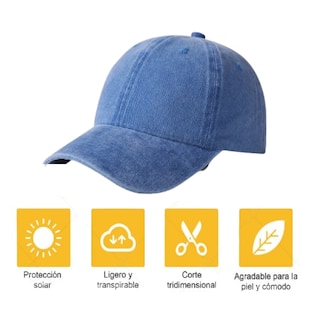 Foto 2 | Foto 2 | 2 Piezas Gorra De Béisbol Cómoda Para Deportes Al Aire Libre Belug Azul Negro
