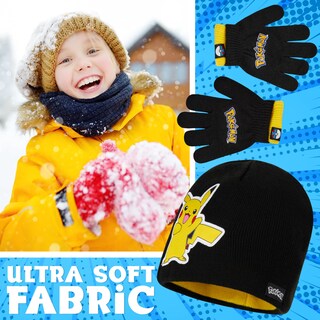 Foto 4 | Foto 4 | Set De Accesorios De Invierno Para Pokémon Boys (3 Unidades), Color Negro Y Amarillo - Venta Internacional.