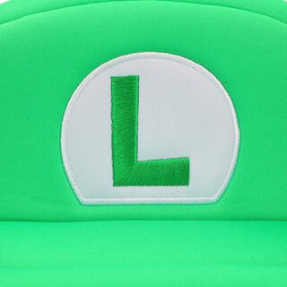 Foto 4 | Foto 4 | Gorra Bioworld Super Mario Bros Luigi L Patch, Boina Verde Para Adulto - Venta Internacional.