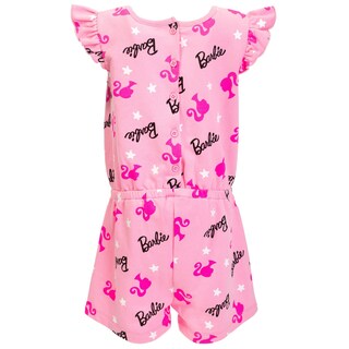 Foto 3 | Foto 3 | Romper Barbie Big Girls French Terry Sin Mangas Rosa 10-12 - Venta Internacional.