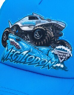 Foto 4 | Foto 4 | Gorra De Béisbol Monster Jam Megalodon Blue Para Jóvenes - Venta Internacional.